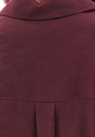 Bayan Bordo Modal Oversize Gömlek