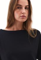 Women Black Modal High Neck Sweater