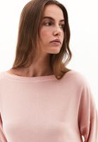 Women Pink Modal High Neck Sweater