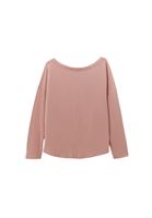Women Pink Modal High Neck Sweater