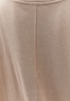 Women Beige Modal High Neck Sweater