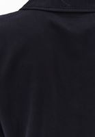 Bayan Siyah Cepli Oversize Gömlek ( TENCEL™ )