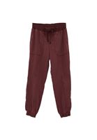Bayan Kahverengi  Orta Bel Jogger Pantolon ( TENCEL™ )