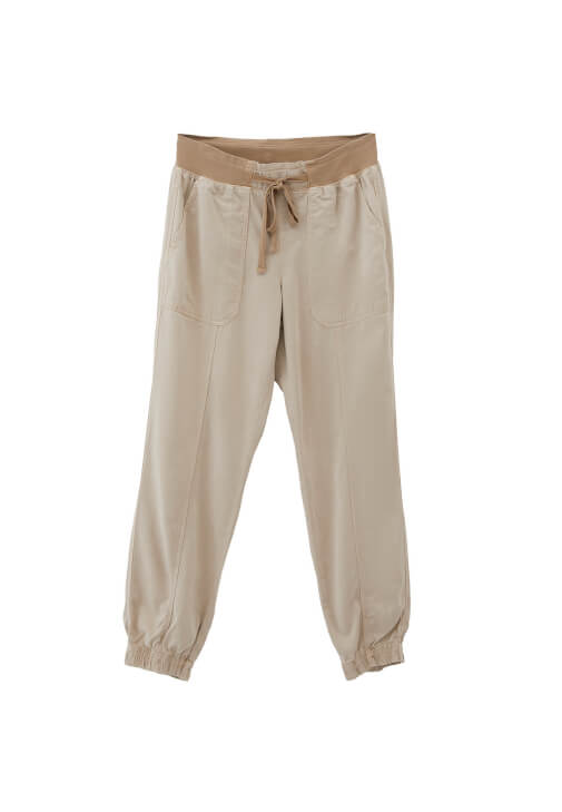 Tencel Jogger Pantolon ve Crop Atlet Kombini