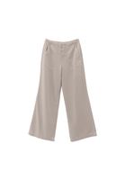 Bayan Bej  Orta Bel Wide-Leg Pantolon ( TENCEL™ )