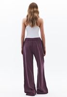 Bayan Mor Orta Bel Wide-Leg Pantolon ( TENCEL™ ) 