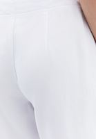 Bayan Beyaz Orta Bel Wide-Leg Pantolon ( TENCEL™ ) 
