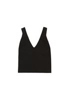 Bayan Siyah Seamless Crop Top