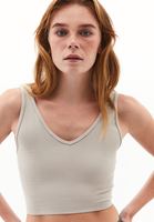 Bayan Bej Seamless Crop Top