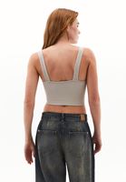 Bayan Bej Seamless Crop Top