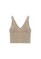 Bayan Bej Seamless Crop Top