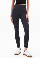 Women Anthracite Grey High Rise Leggings