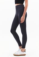 Women Anthracite Grey High Rise Leggings