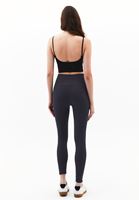 Women Anthracite Grey High Rise Leggings