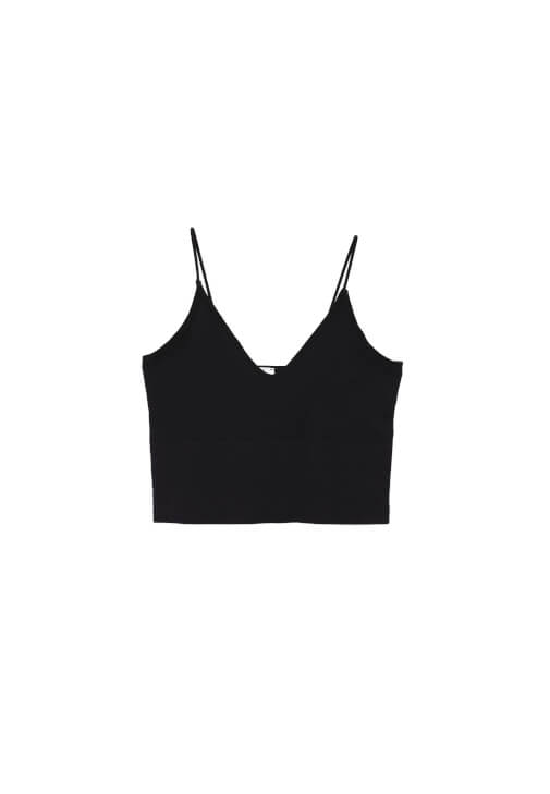 İnce Askılı Atlet ve Straight-Fit Pantolon Kombini