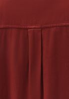 Bayan Bordo Cep Detaylı Oversize Gömlek
