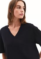 Women Black Cotton Oversized T-Shirt