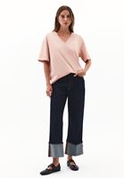 Women Pink Cotton Oversized T-Shirt