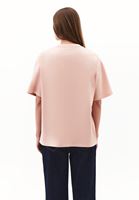 Women Pink Cotton Oversized T-Shirt
