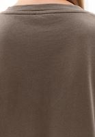 Women Brown Cotton Oversized T-Shirt