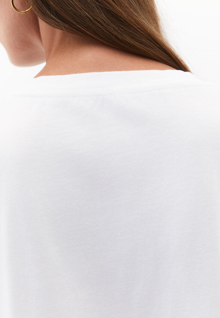 Women White Cotton Oversized T-Shirt