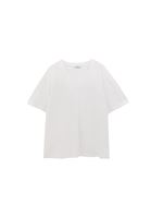 Women White Cotton Oversized T-Shirt
