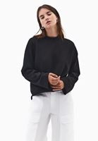 Women Black Cotton Oversize T-Shirt