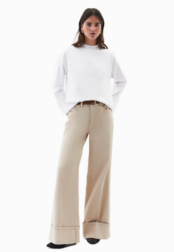 Women White Cotton Oversize T-Shirt