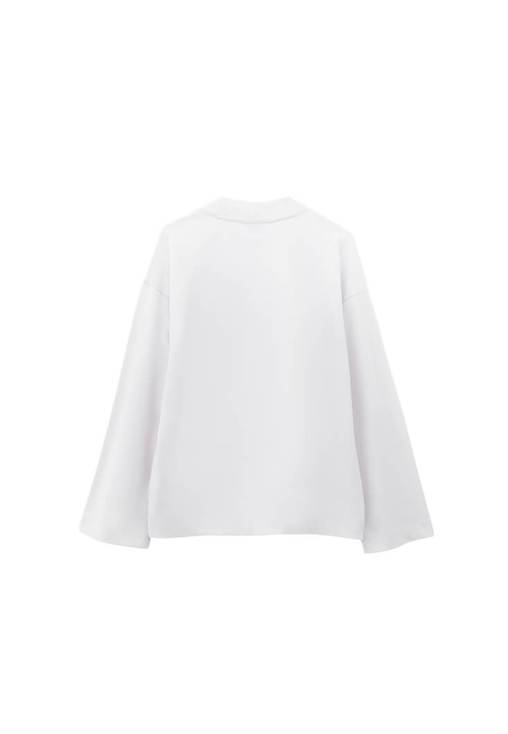 Women White Cotton Oversize T-Shirt