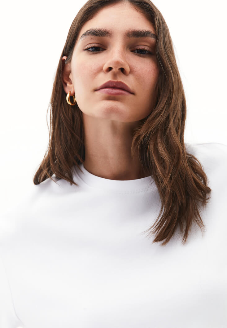Women White Cotton Oversized T-Shirt