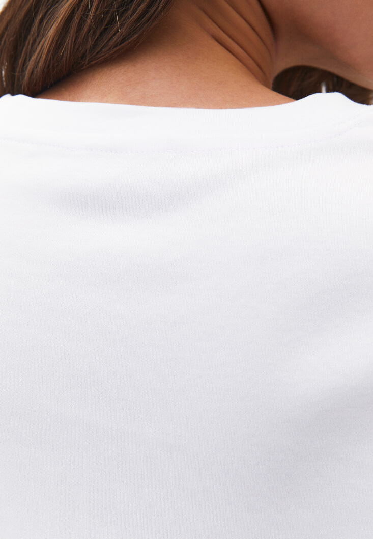 Women White Cotton Oversized T-Shirt