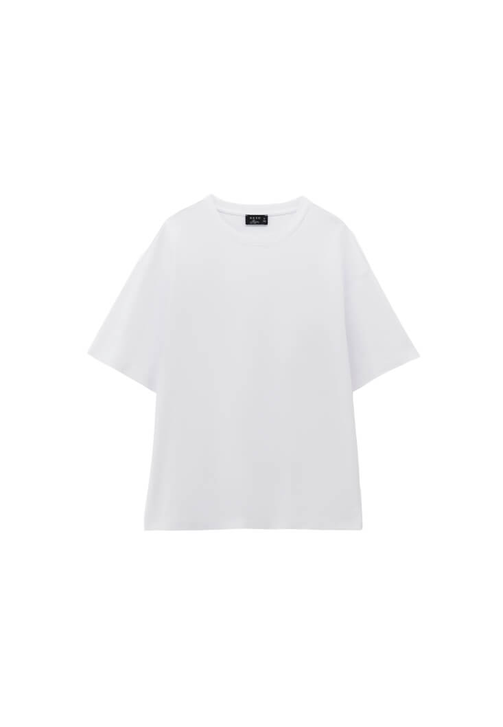Women White Cotton Oversized T-Shirt