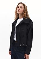 Women Black Belted Oversized Trenchcoat