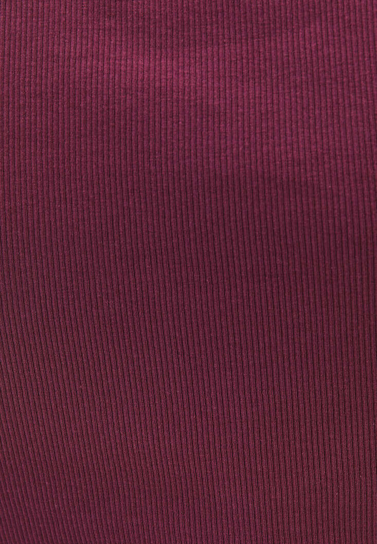 Women Purple Cotton Boat Neck T-Shirt