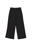 Women Black Ultra High Waist Wide-Leg Trousers