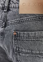 Bayan Gri Yüksek Bel Wide-Leg Pantolon