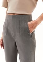 Bayan Gri Ultra Yüksek Bel Carrot-Fit Pantolon