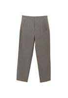 Bayan Gri Ultra Yüksek Bel Carrot-Fit Pantolon