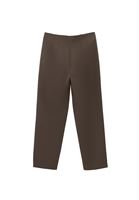 Bayan Kahverengi Ultra Yüksek Bel Carrot-Fit Pantolon