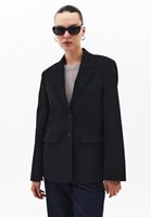 Bayan Siyah Oversize Blazer Ceket