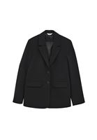 Bayan Siyah Oversize Blazer Ceket