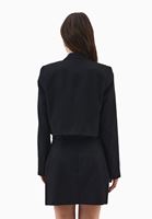 Bayan Çok Renkli Çizgili Blazer Ceket