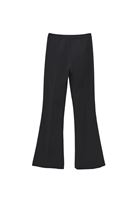 Women Black High Waist Flare Trousers