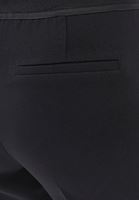 Bayan Siyah Yüksek Bel Slim-Fit Pantolon