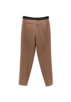 Bayan Kum Beji Yüksek Bel Slim-Fit Pantolon