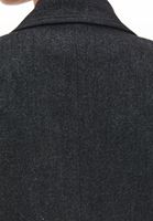 Bayan Siyah Düğmeli Blazer Ceket