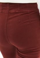 Bayan Bordo Ultra Yüksek Bel Flare Pantolon ( TENCEL™ )