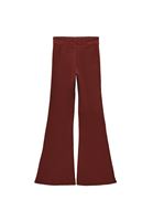 Bayan Bordo Ultra Yüksek Bel Flare Pantolon ( TENCEL™ )