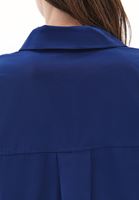 Bayan Mavi Oversize Poplin Gömlek