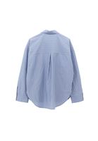Bayan Çok Renkli Loose-Fit Poplin Gömlek